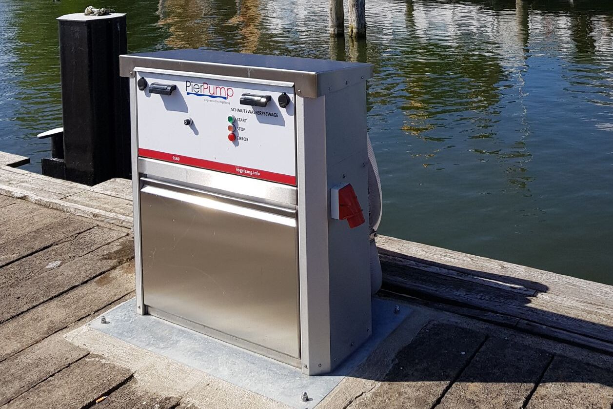 PierPump: The Vogelsang disposal system for wastewater and bilge water from boats and yachts